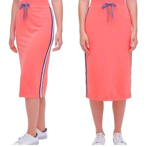 Tommy Hilfiger Red Drawstring Women's Skirt